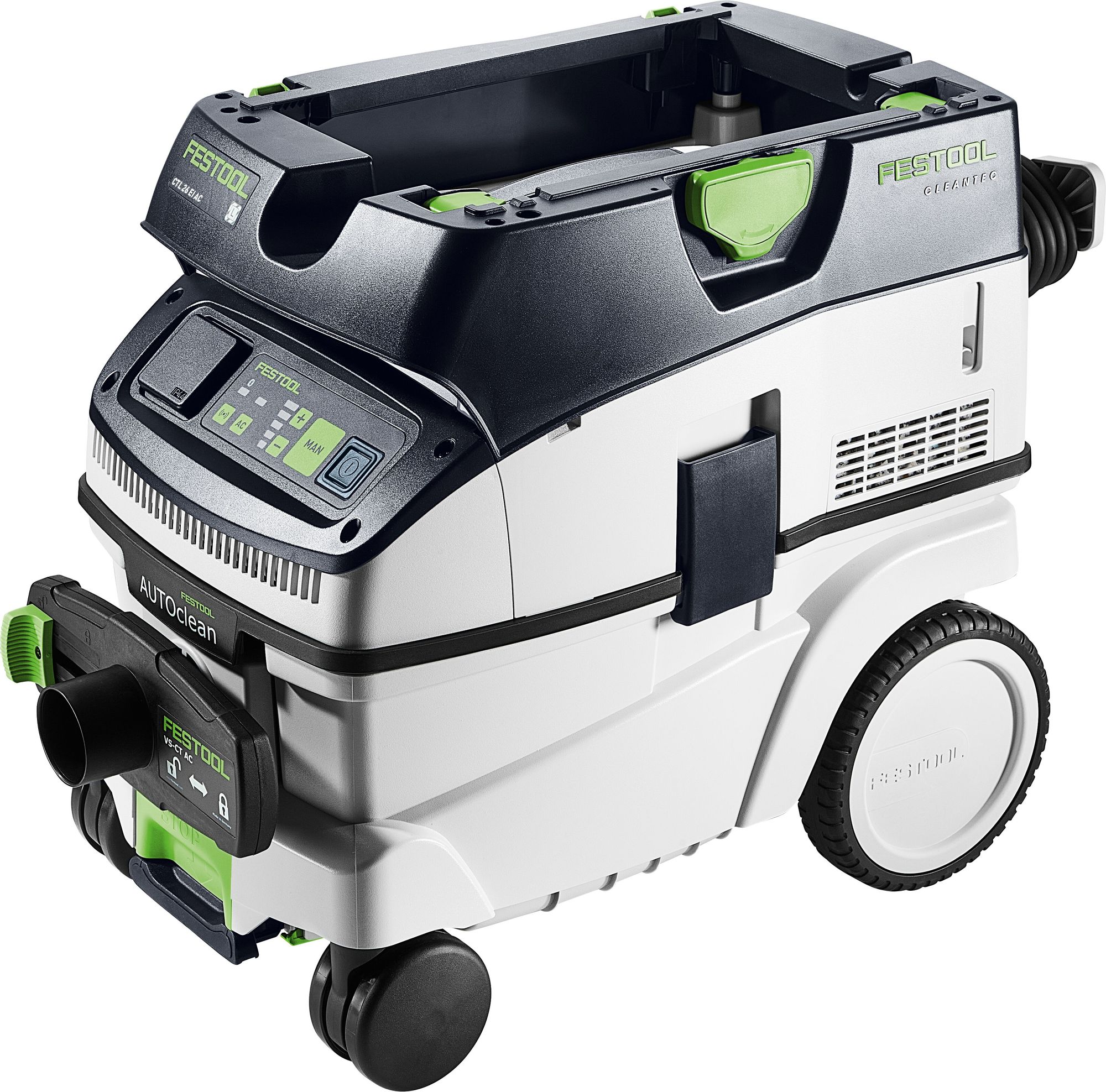 جارو برقی صنعتی فستول آلمان مدل Festool CLEANTEC CTL 26 E I AC-RENOFIX | مکنده بازسازی با فیلتر کلاس L و سیستم AutoClean